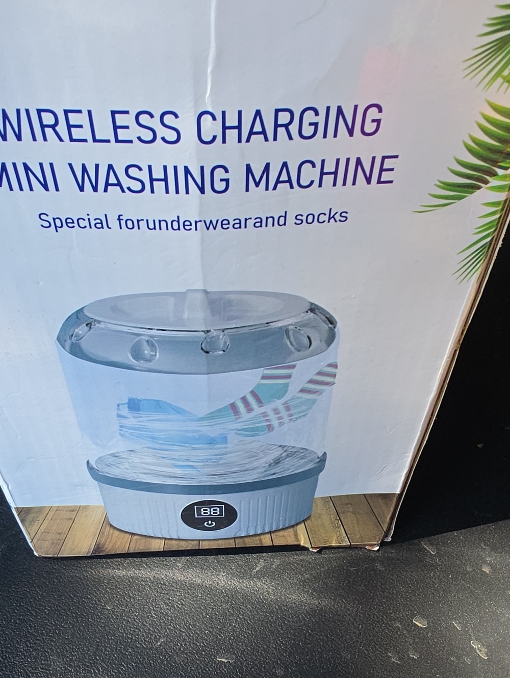 Wireless Charging Mini Washing Machine